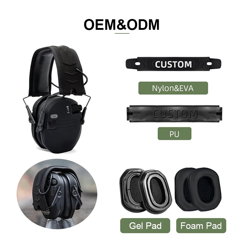 GS452B7AA OEM Hot Sell Electronic Earmuff Tactical Ear Protection Tactical Headphone Shooting Earmuff