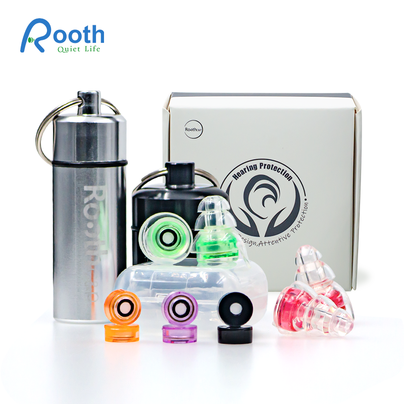 Wholesale Reusable High Fidelity Concert Earplugs Filter Musician Ear Plugs Noise Reduction Hearing Protection