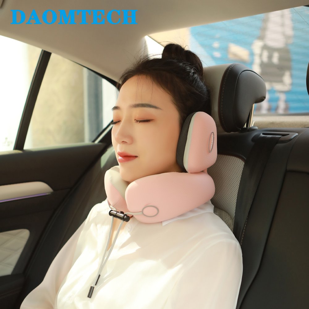 Office Nap Silent Noise Reduction U Shaped Headrest Pillow Travel Silent Noise Reduction Cervical Pillow for Hearing Protection