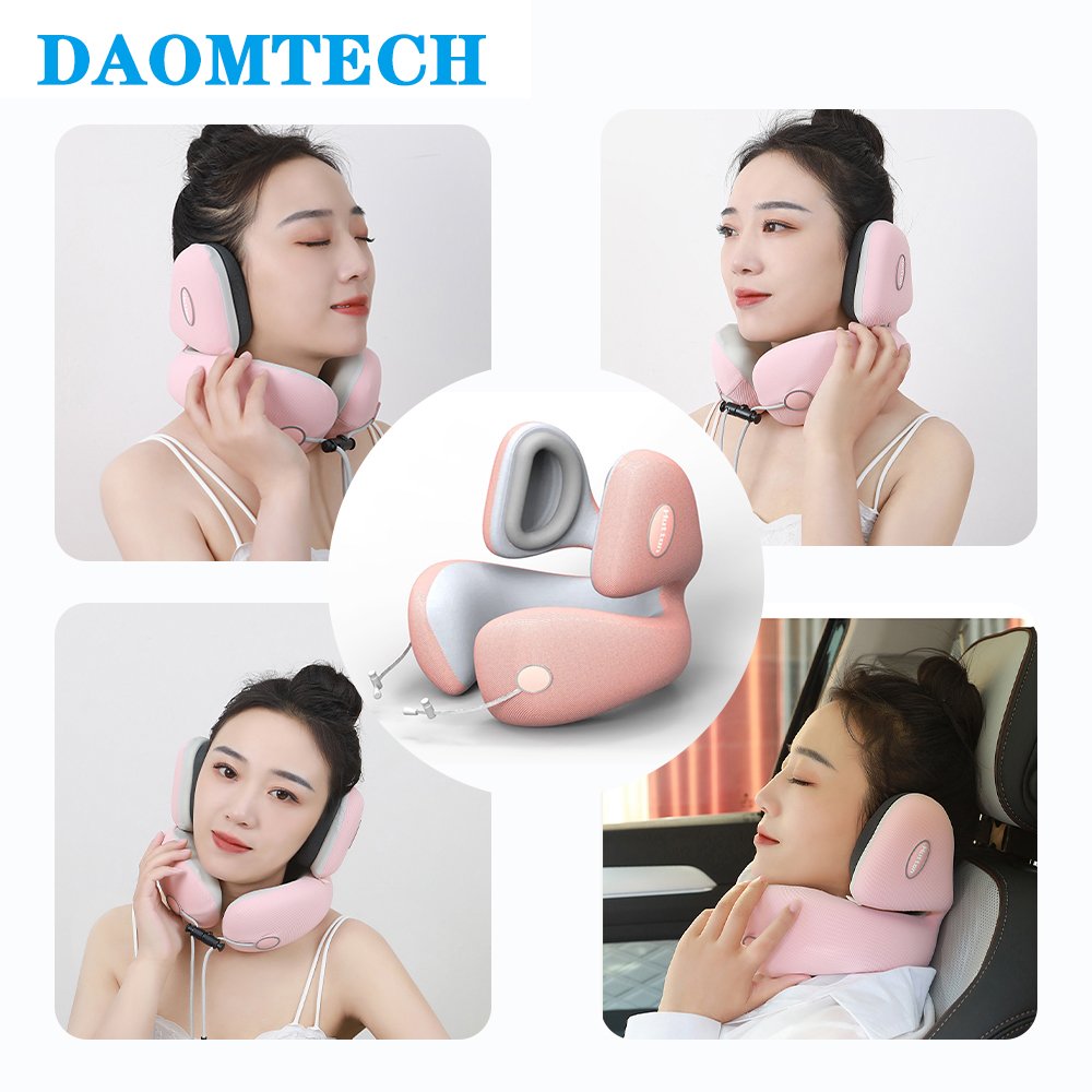 Office Nap Silent Noise Reduction U Shaped Headrest Pillow Travel Silent Noise Reduction Cervical Pillow for Hearing Protection