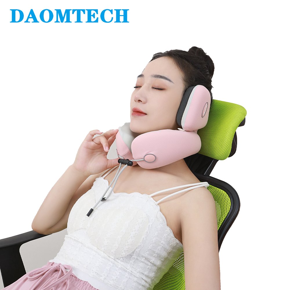 Office Nap Silent Noise Reduction U Shaped Headrest Pillow Travel Silent Noise Reduction Cervical Pillow for Hearing Protection