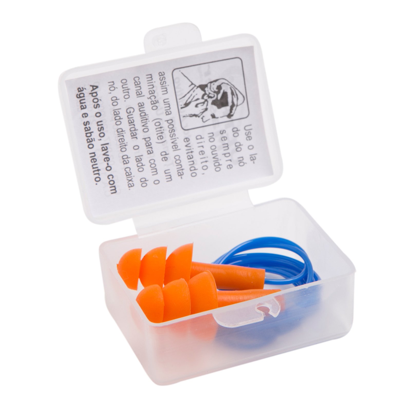 UMP Silicone Earplugs Three Flanges NRR/sf. 18dB Hypoallergenic Reusable Hearing Protection with Cord Option for Noise Reduction
