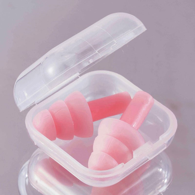 With box Earplug for Shooting Silicone Earplugs for Hearing Protection Noise Reduction Work Concerts Motor Sports Racing