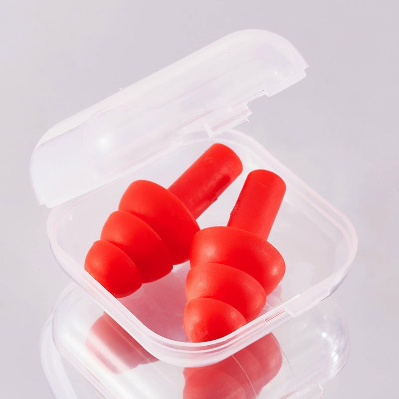 With box Earplug for Shooting Silicone Earplugs for Hearing Protection Noise Reduction Work Concerts Motor Sports Racing