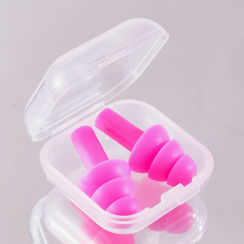 With box Earplug for Shooting Silicone Earplugs for Hearing Protection Noise Reduction Work Concerts Motor Sports Racing