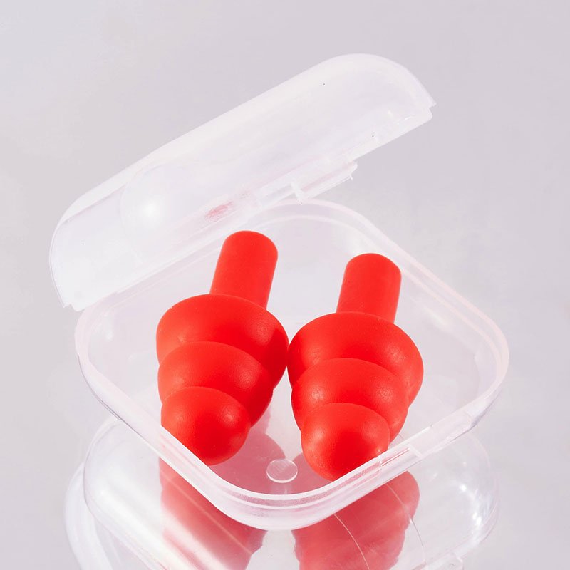 With box Earplug for Shooting Silicone Earplugs for Hearing Protection Noise Reduction Work Concerts Motor Sports Racing