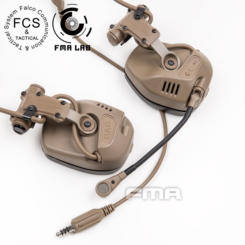 FMA RAC Headset High Quality Shooting Outdoor RAC Tactical Headset Noise-cancelling pickup