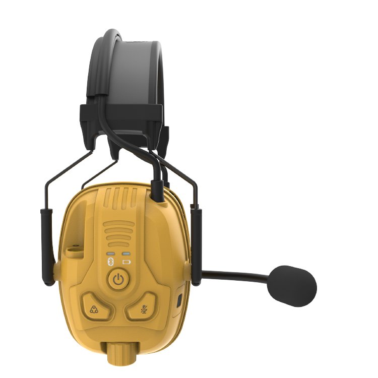RONGXIANG CE EN352 ANSI S3.19 Type-C NRR25dB IP67 Hearing Protection Well Drilling Earmuff BTM-07