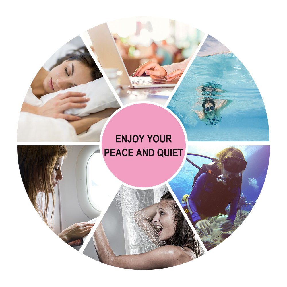 Disposable Noise Cancelling Soft Swimming Wax Cotton Ear Plugs for Hearing Protection Earplug