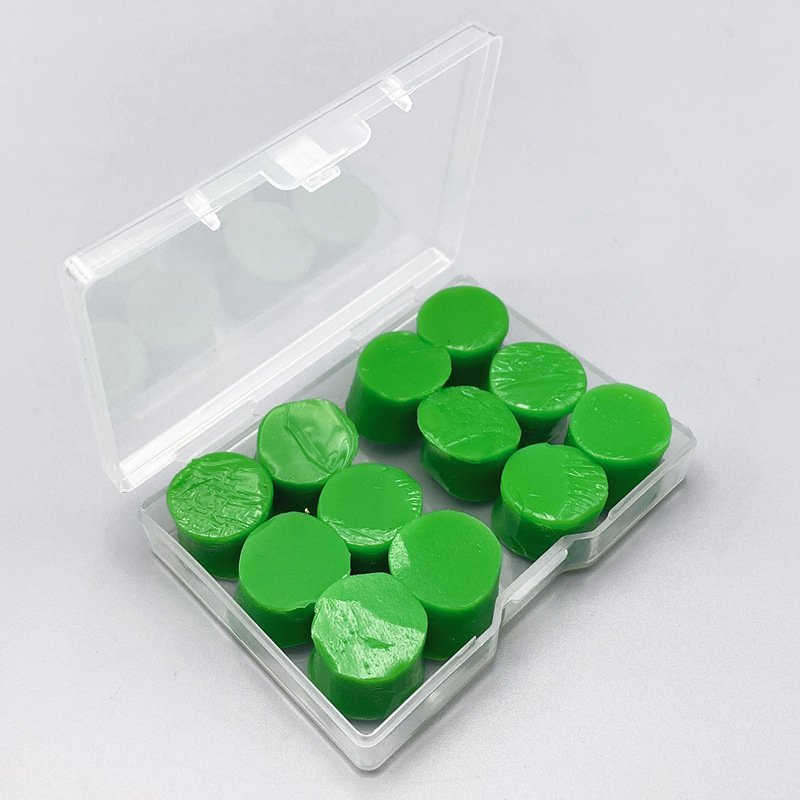 2024 New Design Cylindrical Silicone Mud Travel Aviation Sleep Noise-proof Earplugs Learning Noise-cancelling Ear Plugs