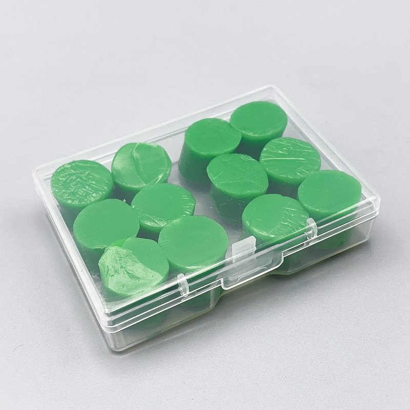 2024 New Design Cylindrical Silicone Mud Travel Aviation Sleep Noise-proof Earplugs Learning Noise-cancelling Ear Plugs