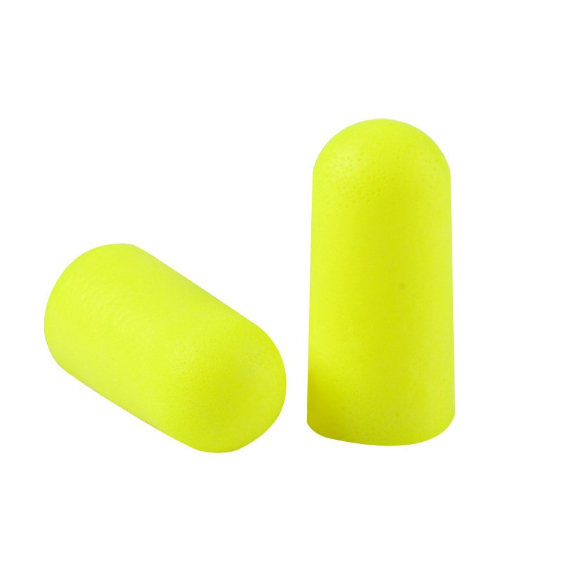 Customizable color logo EVA foam noise-cancelling earplugs disposable hearing protection foam sleep soft earplugs