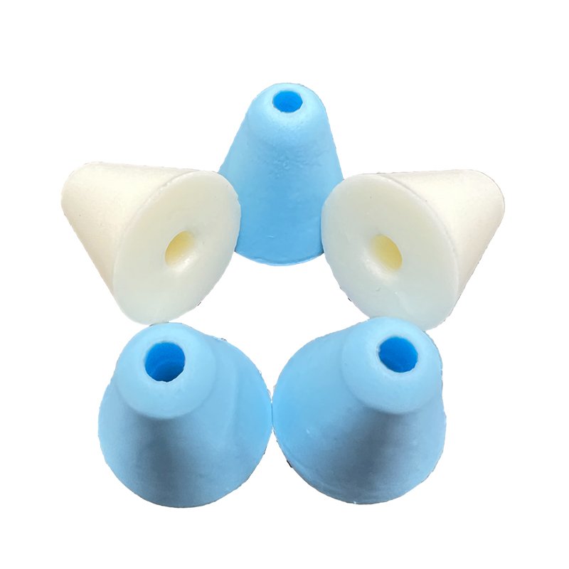 Customizable color logo EVA foam noise-cancelling earplugs disposable hearing protection foam sleep soft earplugs