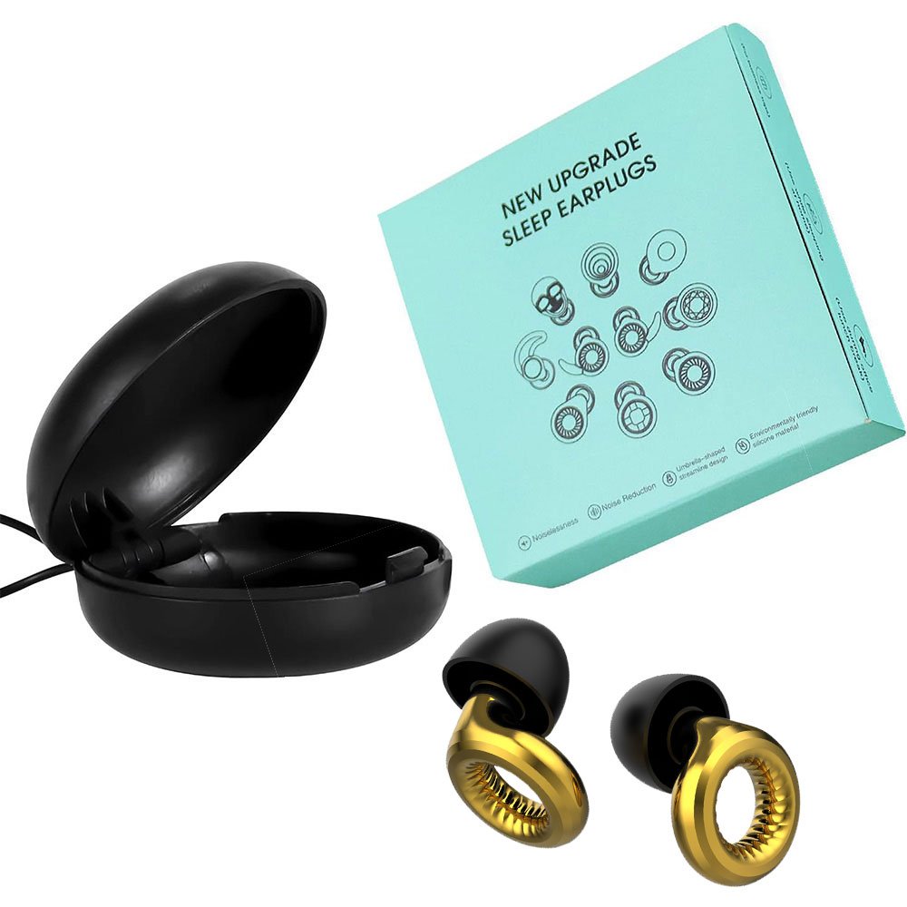 Musician Ear Protection Plus Earplugs High Fidelity Hear Ear plugs with case Reusable Silicone for sleeping 4 pairs