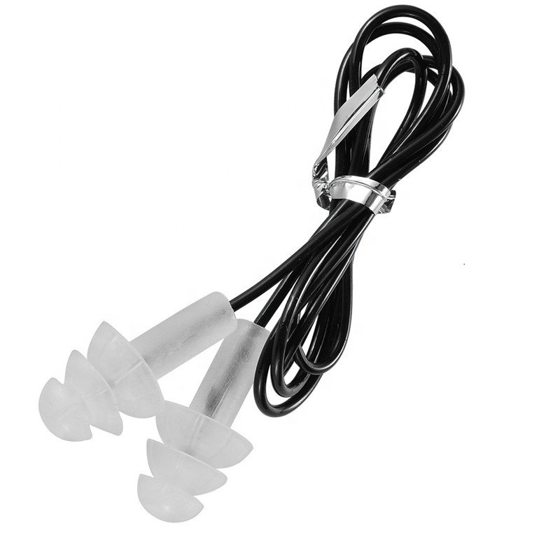 Factory Price Silicone Hearing Protection Earplugs TPR Earplugs With Wire Noise Reduction