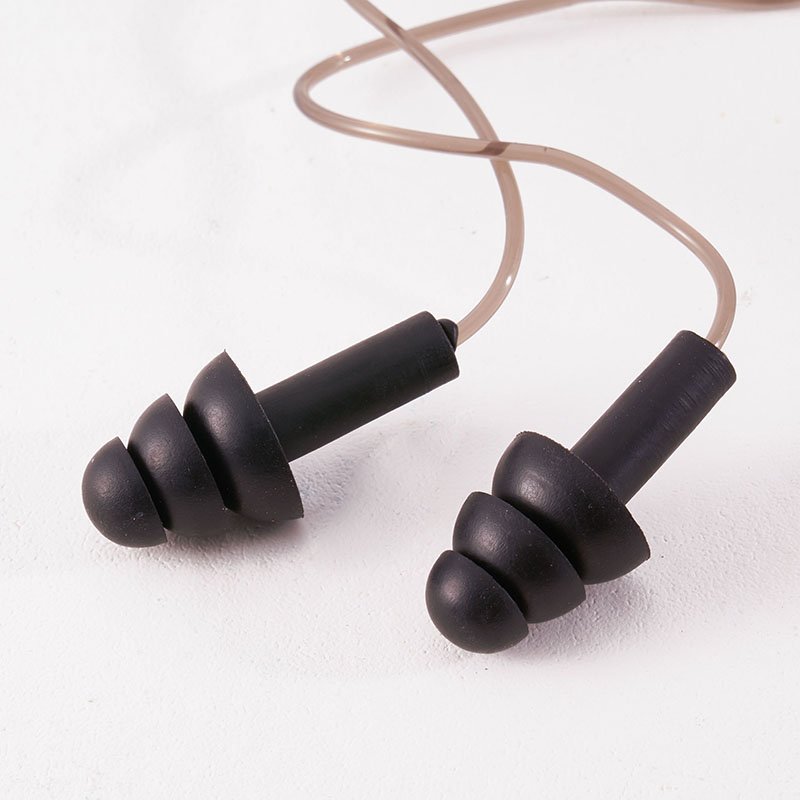 Hot 2023 Corded Ear Plugs Reusable Silicone Earplugs with String Noise Cancelling Hearing Protection for Sleep Work Shooting