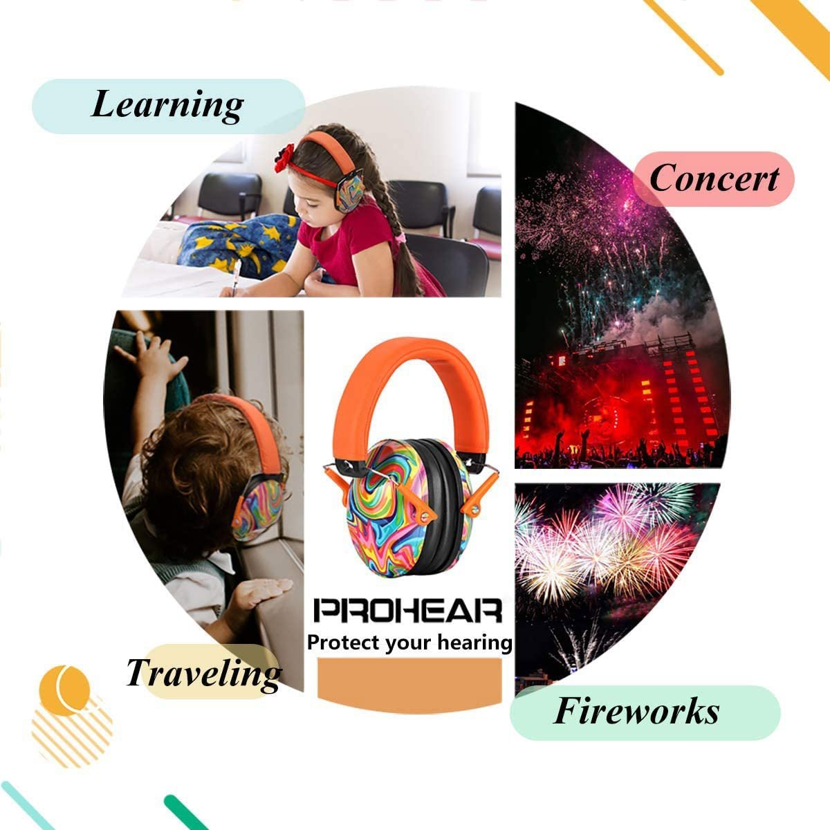 Ear Protection Noise Cancelling Headphones Ear Protection Child Noise Reducer Headphones Student Customized Safety Earmuffs