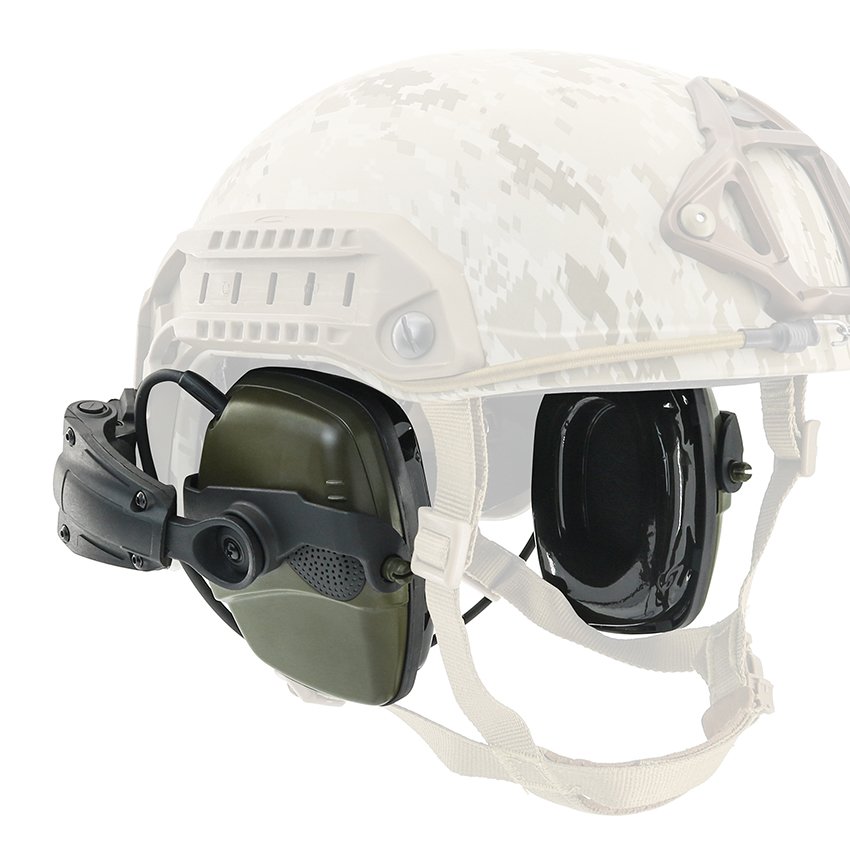 Tactical Electronic Shooting Earmuffs ARC Rail Tactical Helmet Bracket Version Outdoor Hunting Sports Hearing Protection