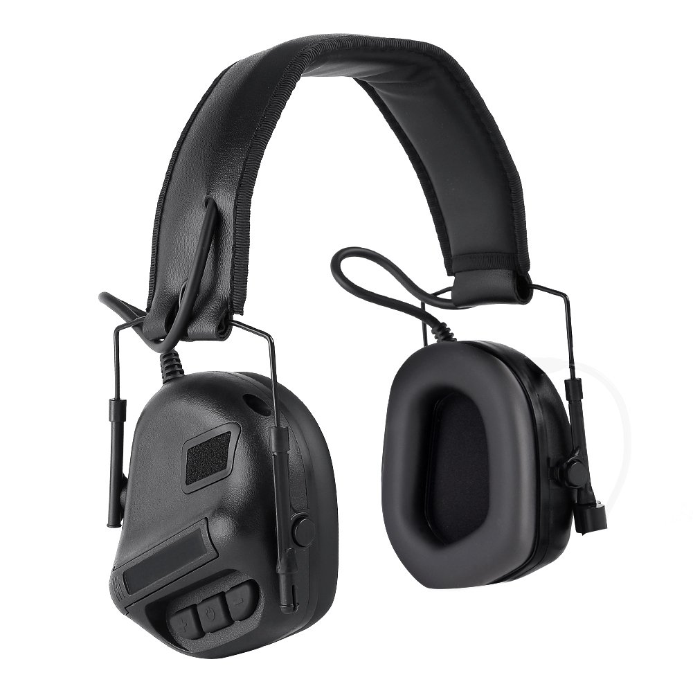 Sound pickup and noise reduction with microphone shooting training hunting professional hearing protection tactical earmuffs