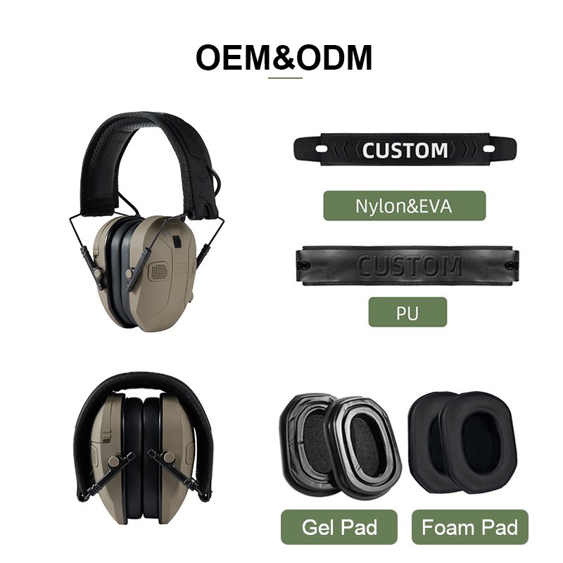GS454P7AA Hearing Protector Noise Cancelling Safety Ear Protection Headphones Electronic Earmuff Shooting Ear Muffs Defender