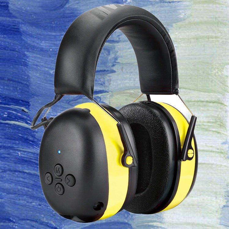 Amazo Bluetooth Earmuff Construction Headphones Bluetooth Ear protector Bluetooth Safety Headphones