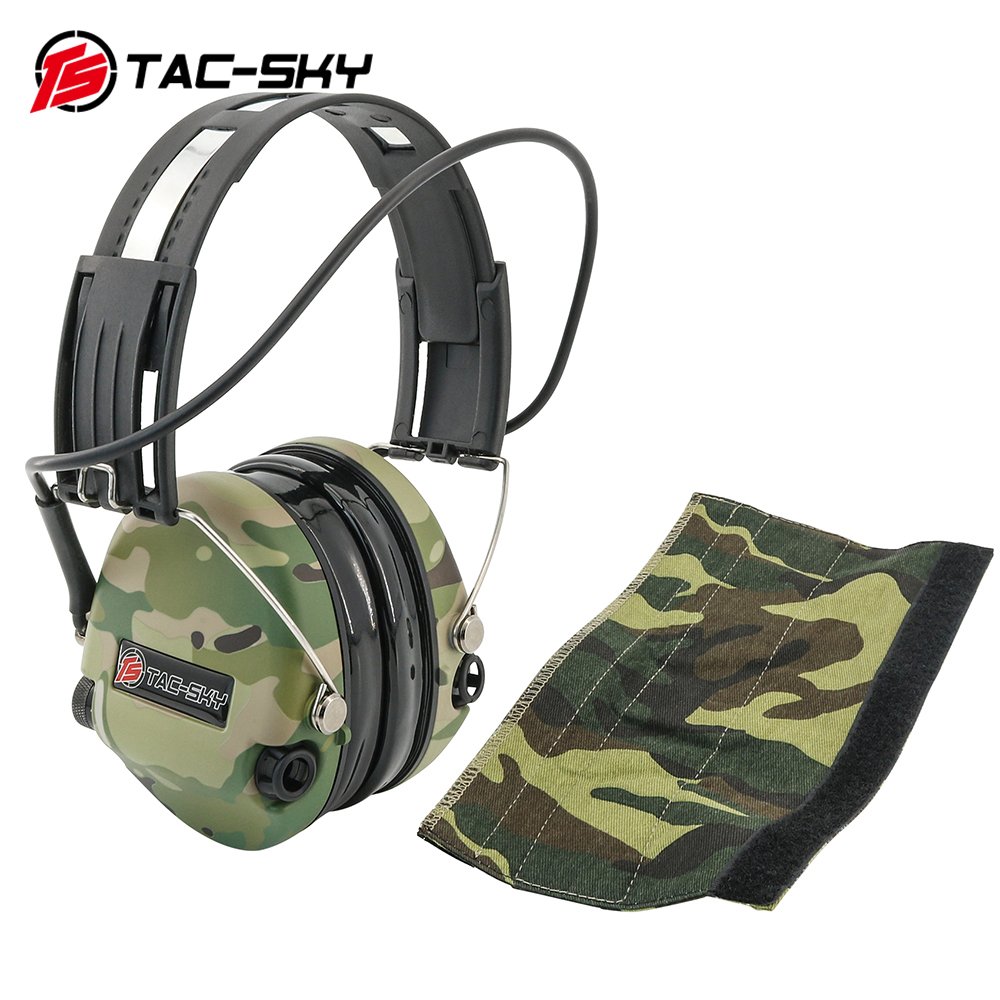 TS TAC-SKY SORDIN Tactical Electronic Hearing Protection Earmuffs Sordin Ipsc Silicone Shooting Ear muffs