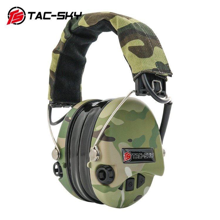 TS TAC-SKY SORDIN Tactical Electronic Hearing Protection Earmuffs Sordin Ipsc Silicone Shooting Ear muffs