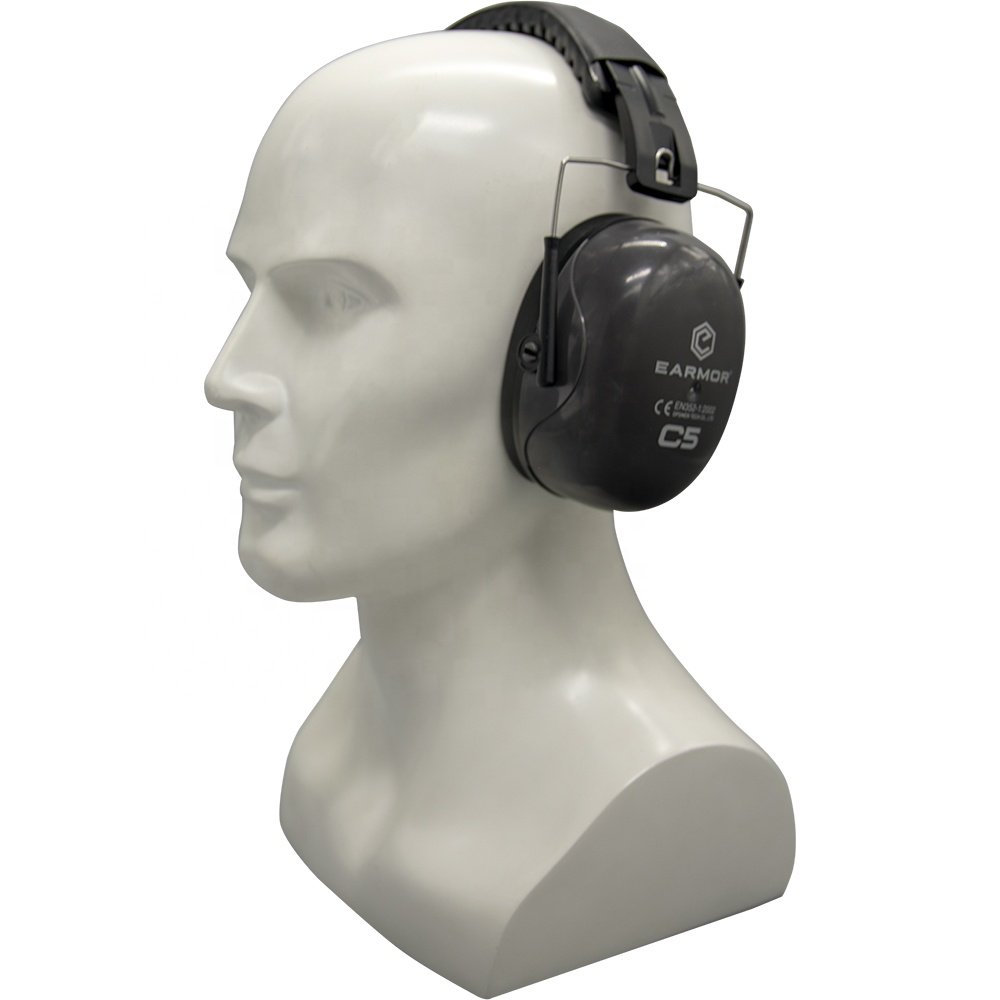 AMZ High quality earmuffs NRR26 Headband Double-Shell Structure passive Operation shooting Hearing Protector