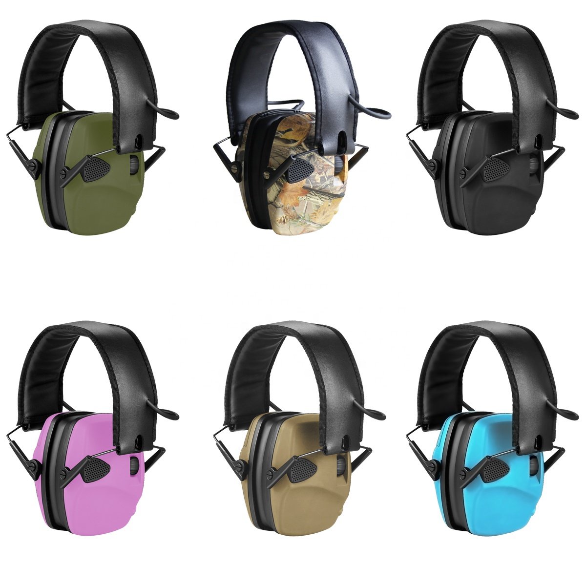 EM026 Shooting Noise Cancelling Prohear Clay Target Shooting Electronic Foldable Sound Proof Comfortable Shooting Muffs