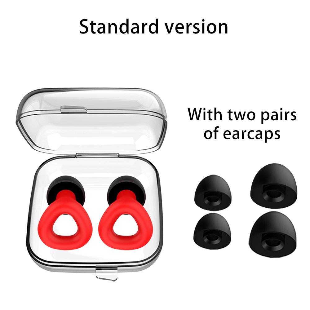 Factory sale High Quality Reusable CE In Stock Silicone Ear plugs Snoring Noise Cancelling Soft Sleep Earplug