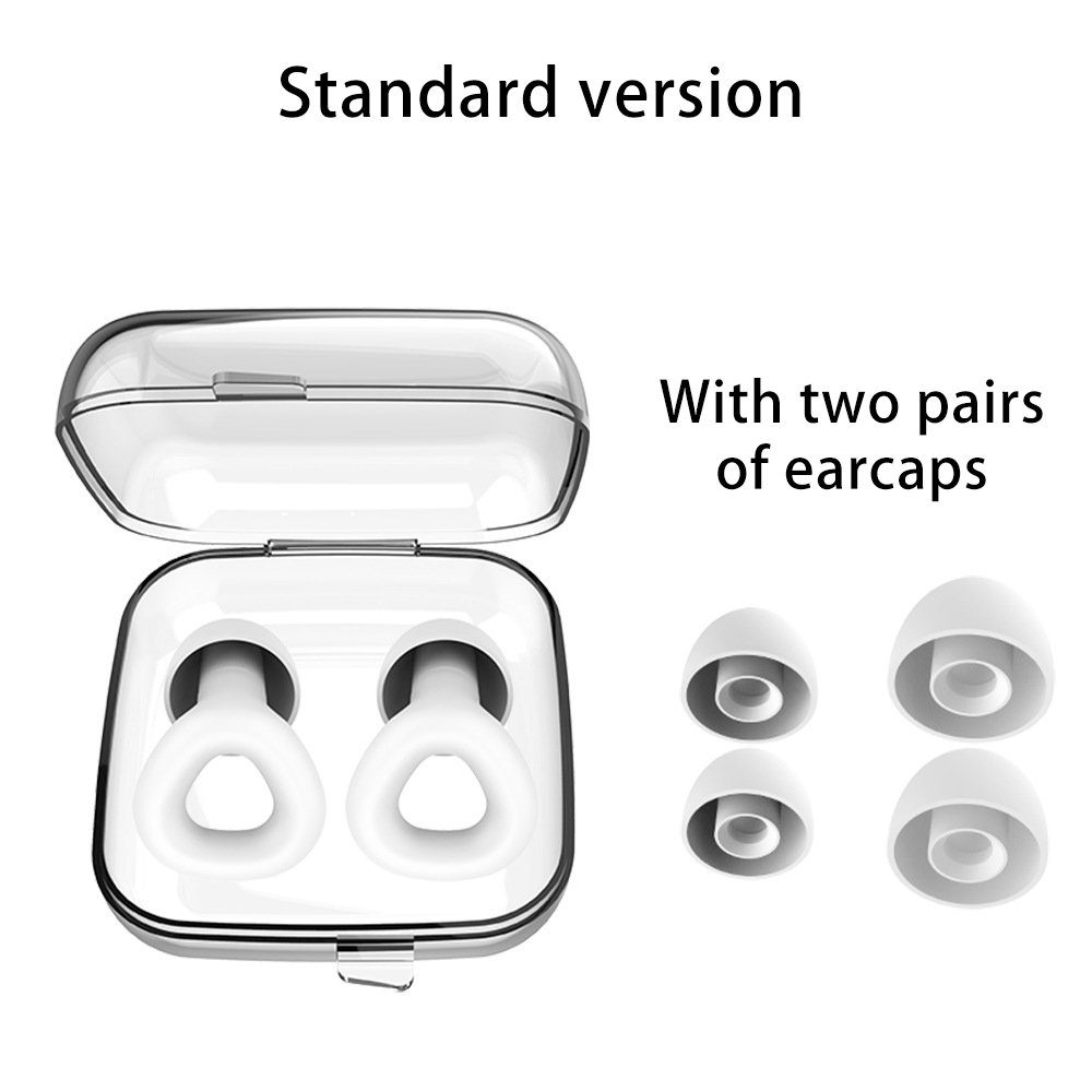 Factory sale High Quality Reusable CE In Stock Silicone Ear plugs Snoring Noise Cancelling Soft Sleep Earplug