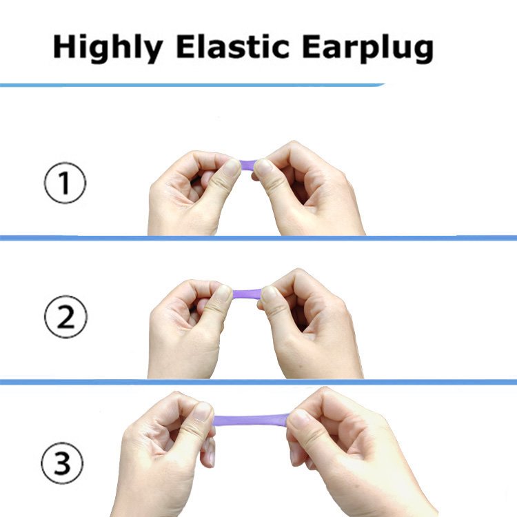 Pu Earplugs Cancel Noised Sleeping Ear Plugs with Case Anti Noise Ear Plugs