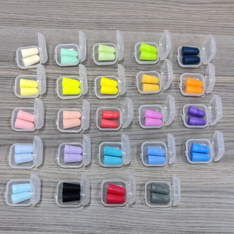 Pu Earplugs Cancel Noised Sleeping Ear Plugs with Case Anti Noise Ear Plugs