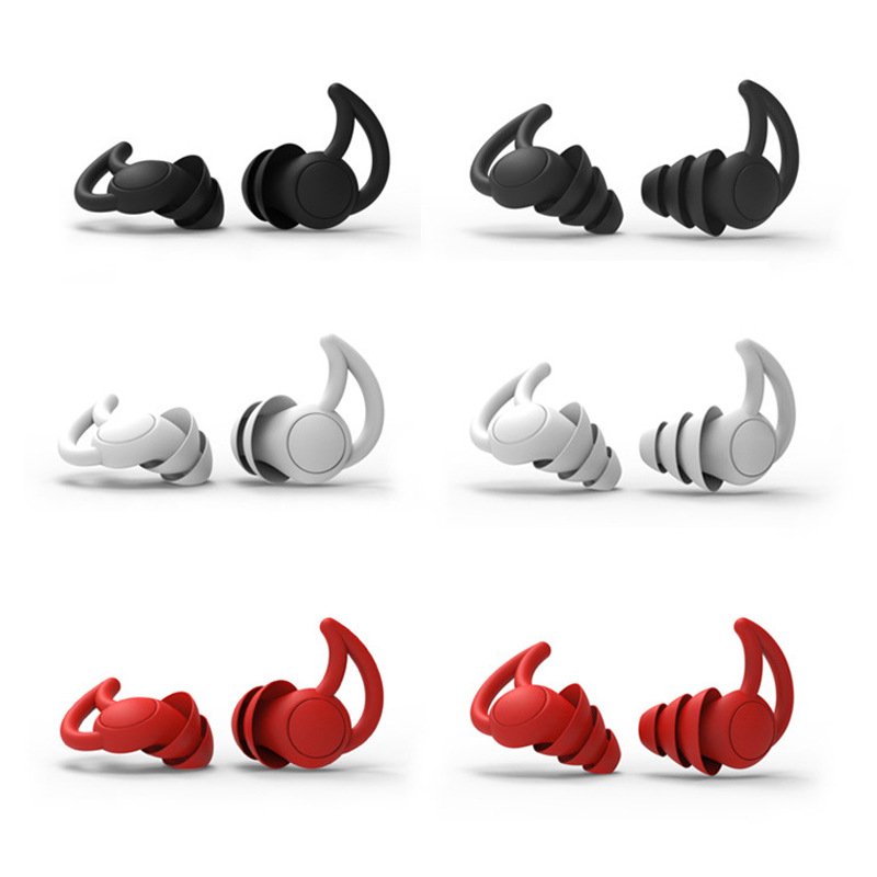 Silicone Ear Plugs Safe High Fidelity Sleeping Swimming Studying Concerts Noise Cancelling Hearing Protection Shark Fin Earplugs