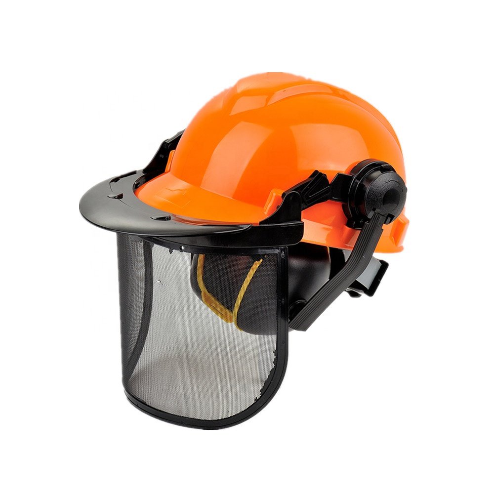 ANT5PPEForestry Safety Helmet Chainsaw Arborist Helmet with Mesh/Polycarbonate Face Shield and Ear Muff 3 in 1 Forestry Hard Hat