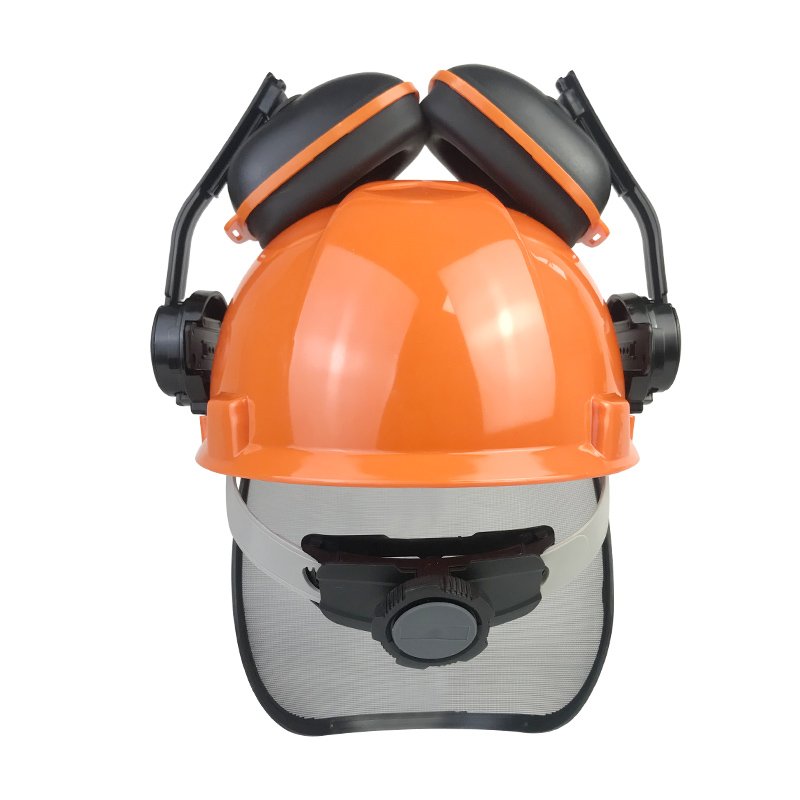 ANT5PPEForestry Safety Helmet Chainsaw Arborist Helmet with Mesh/Polycarbonate Face Shield and Ear Muff 3 in 1 Forestry Hard Hat