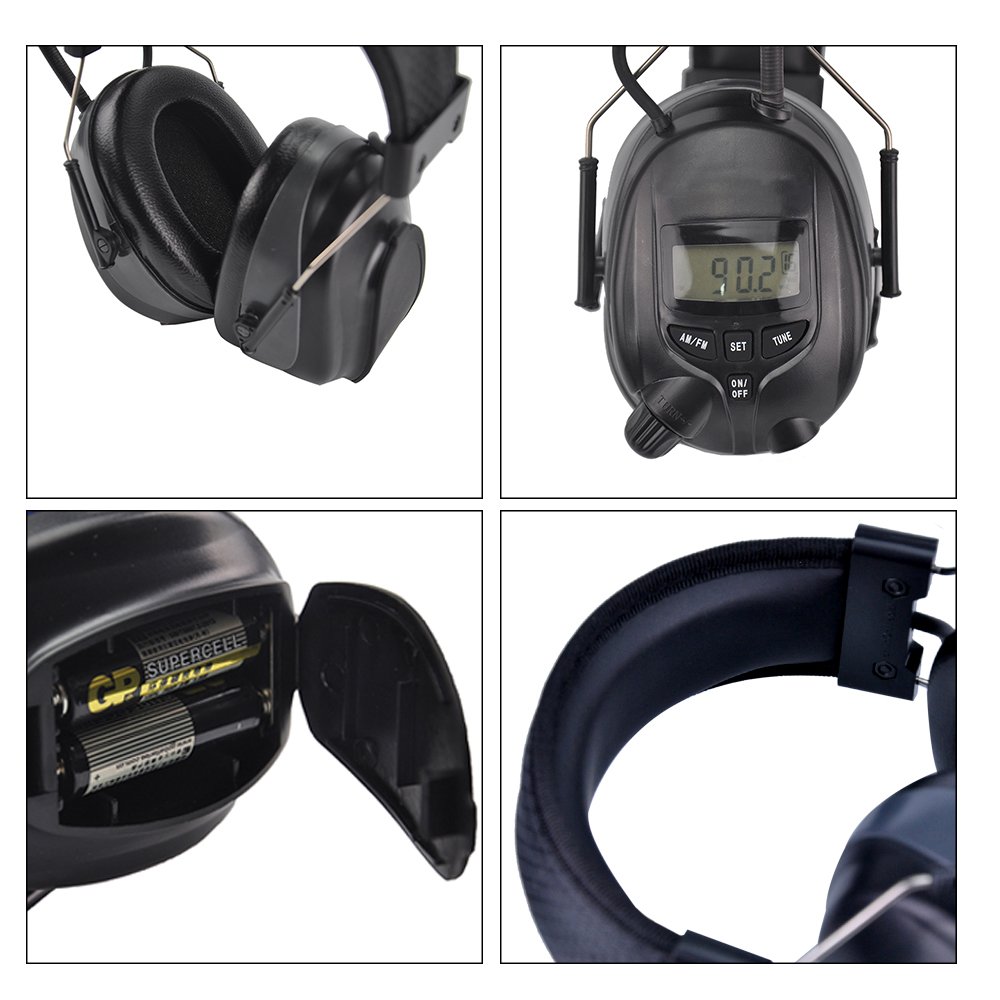High Quality Radio FM/AM Electronic Hearing Protection Ear Muffs