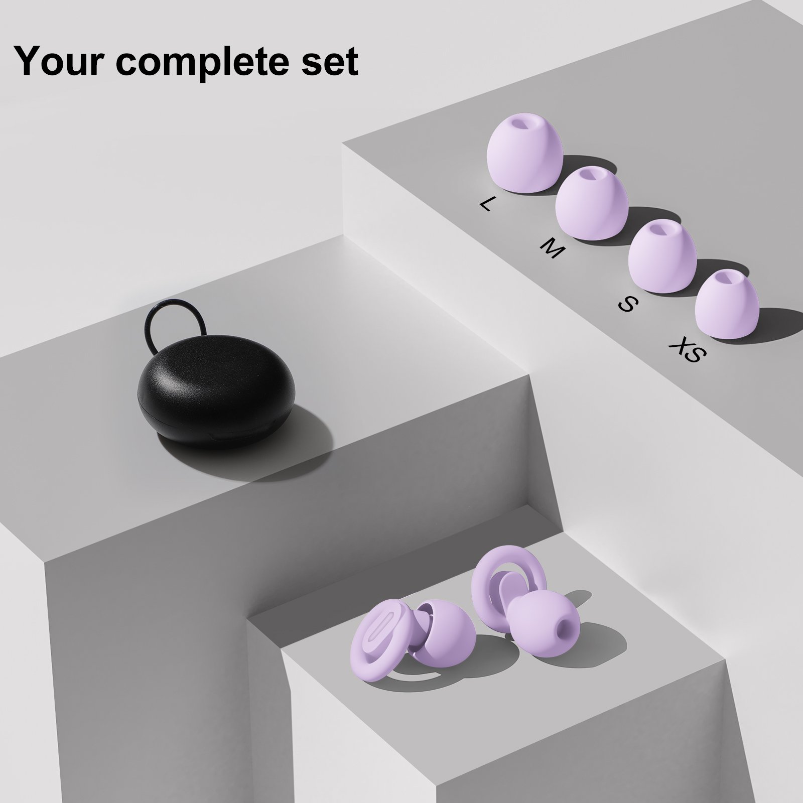 Custom logo personal protective equipment anti noise headphones sound proof ear plugs for sleeping noise reduction silicone