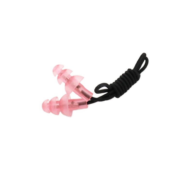 2024 Soundproof Reusable Silicone Earplugs Hearing Protection Waterproof swim Ear Protection Swimming Ear Plugs