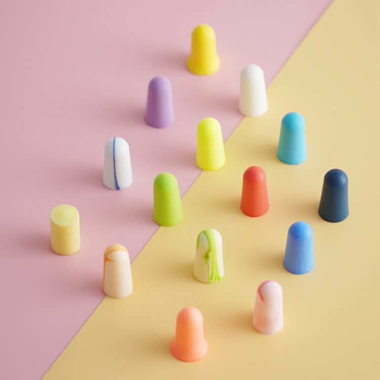 Wholesale Polyurethane Ear Plugs 38db PU Foam Earplugs for Noise Reduction Sleeping Ear Plugs