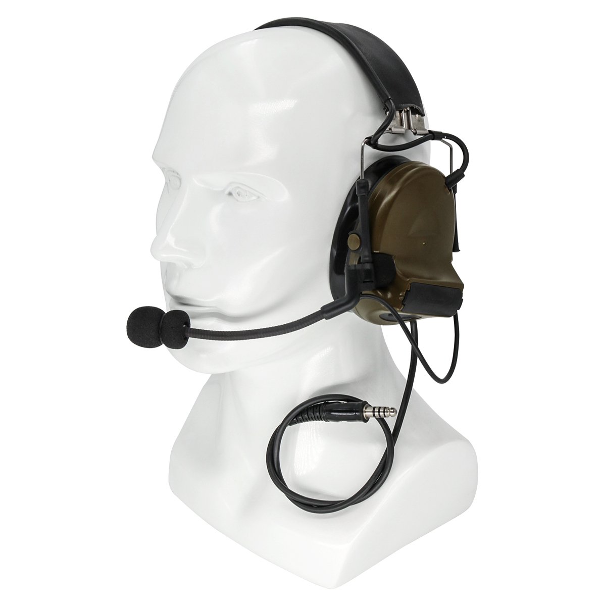 TS TAC-SKY COMTAC II Tactical Electronic Ear Muffs Airsoft Headset for Outdoor Hunting Walkie Talkie Shooting Hearing Protection