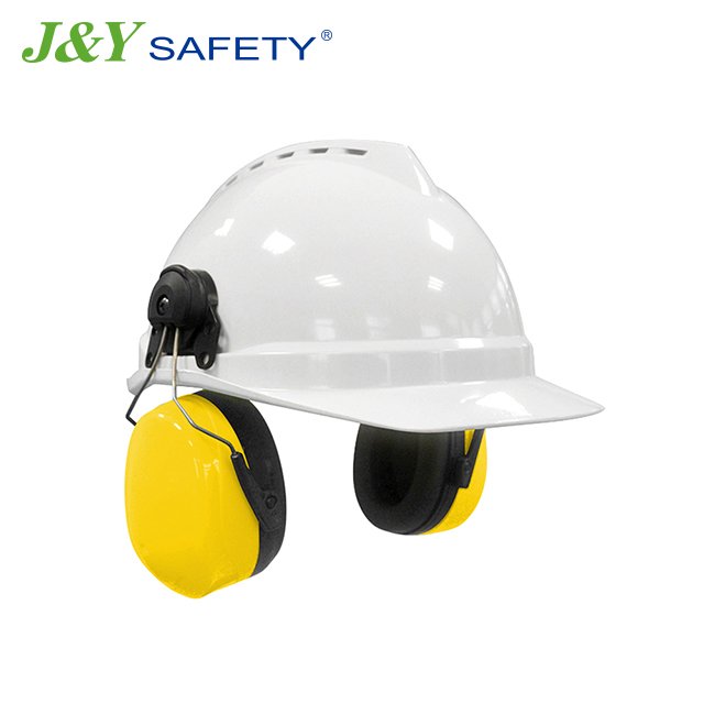 Popular Adjustable Industrial Safety Hearing Protection Abs Helmet Ce Ansi Ear Muffs