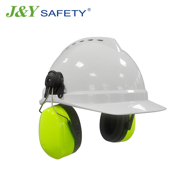 Popular Adjustable Industrial Safety Hearing Protection Abs Helmet Ce Ansi Ear Muffs