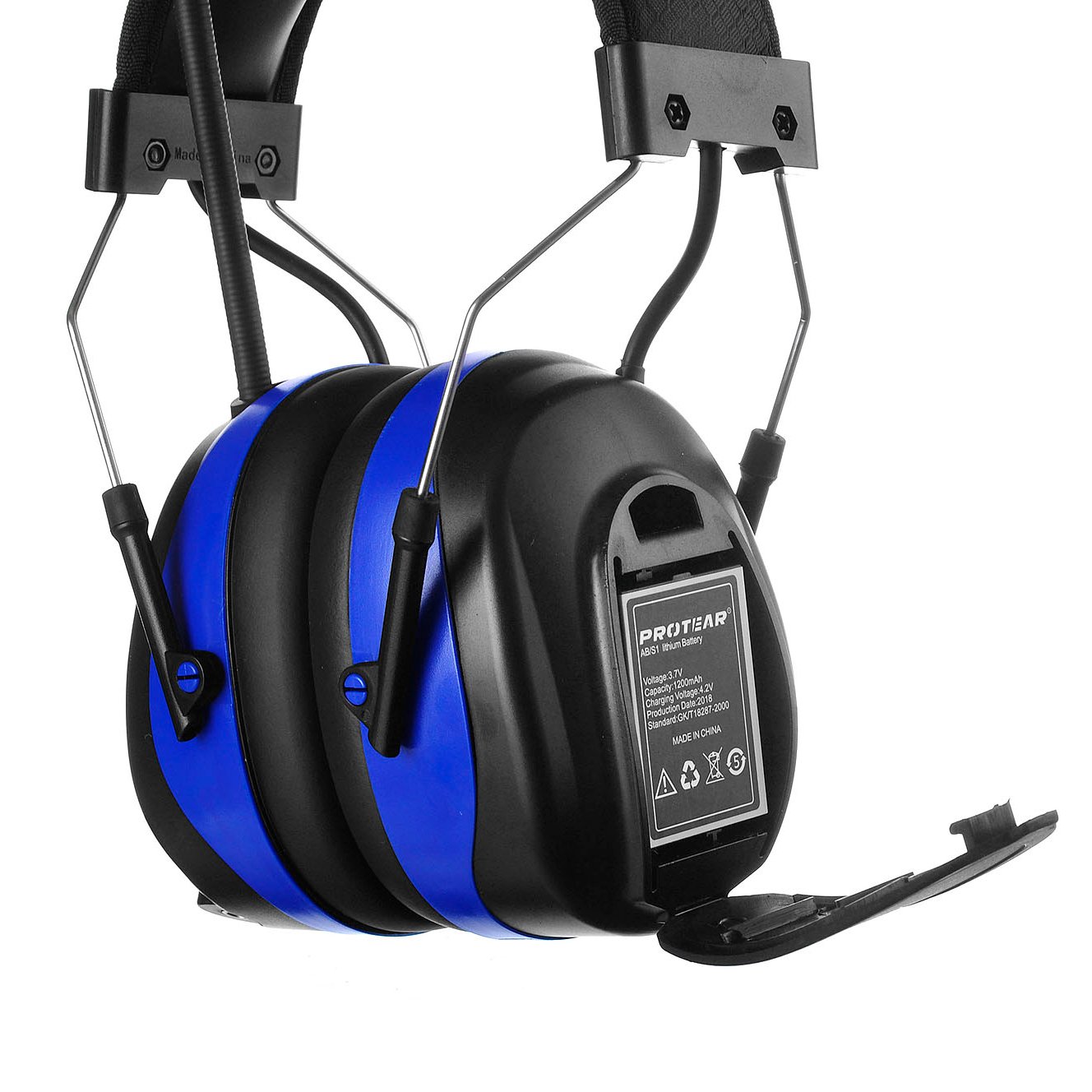 BT wireless FM/AM Radio Ear muffs Garden Mowing noise cancelling electronic hearing protection earmuffs