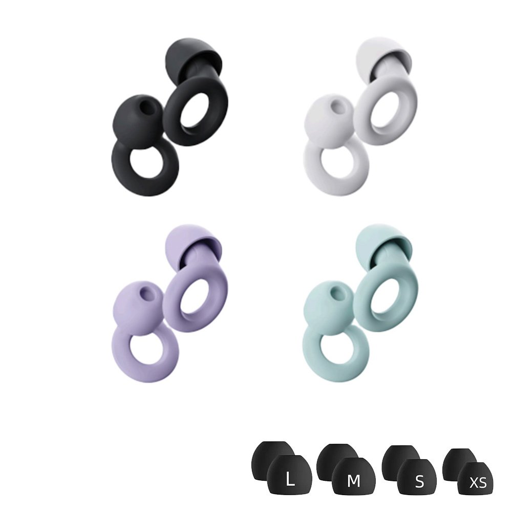 Silicone Ear Plugs Hearing Reduction Protection for Music Party with Box