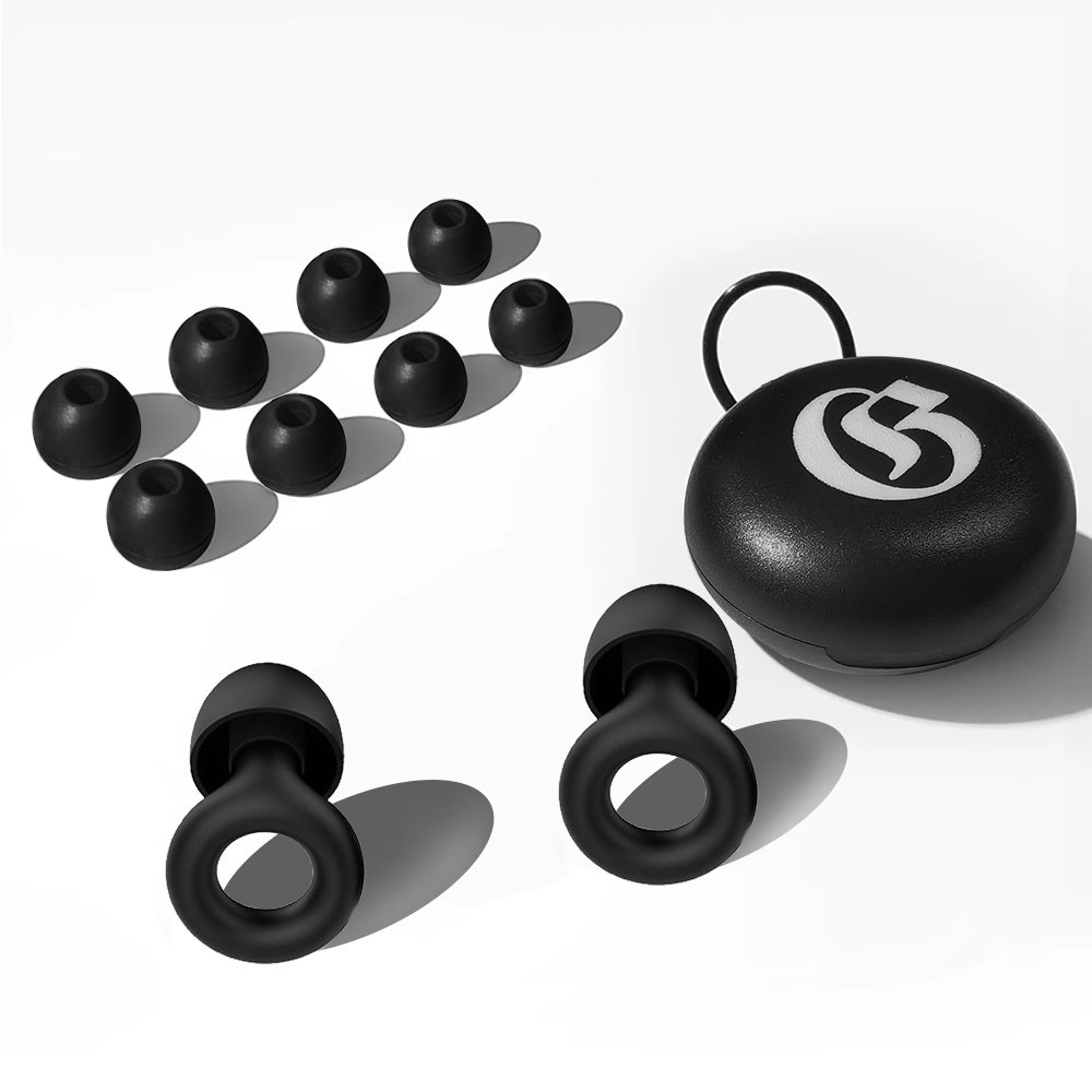Silicone Ear Plugs Hearing Reduction Protection for Music Party with Box