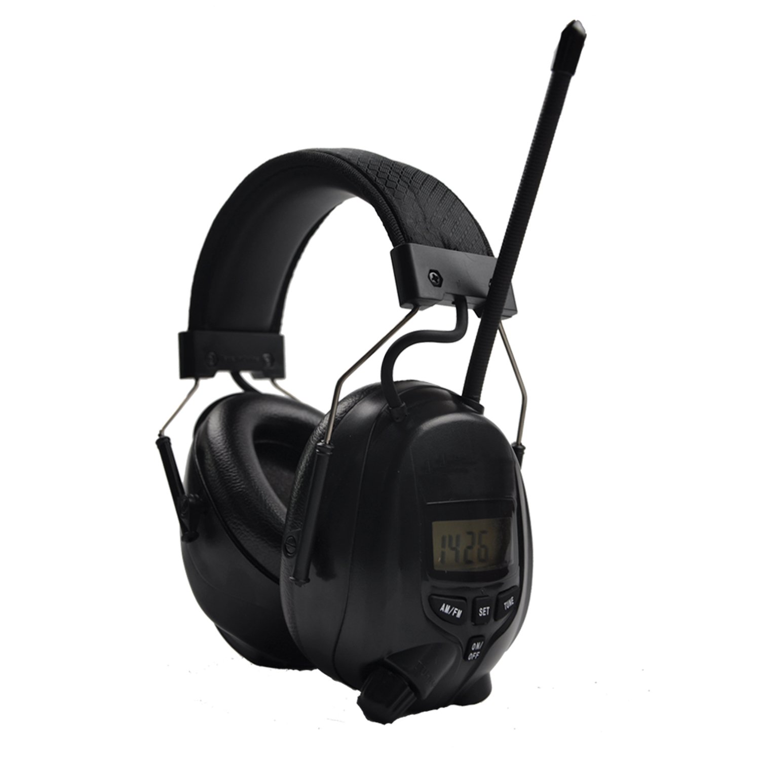 Ear defense noise reduce earmuffs behind head headband tactical amplification anti-noise electronic Ear muff