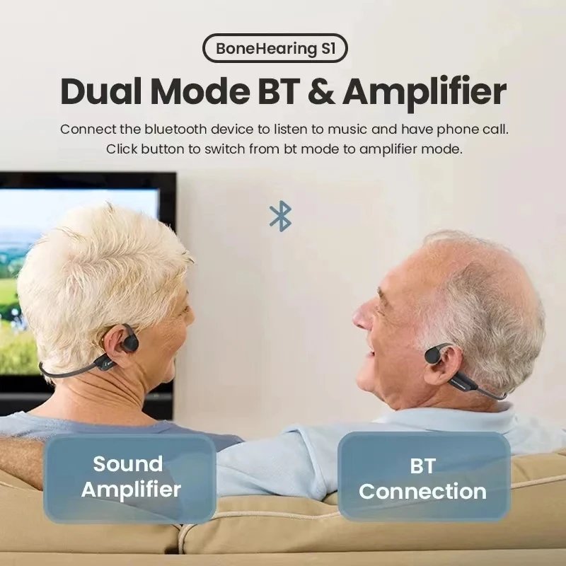 Bone Conduction Hearing Aids Waterproof Amplifier