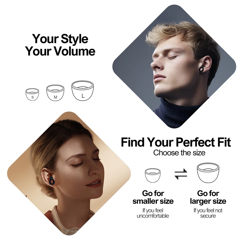 Soundproof soft reusable hearing protection 5 sizes earplugs for sleeping sleep ear plugs