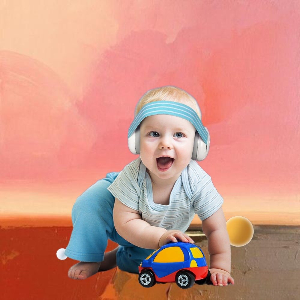 Safety Infant Kids Ear Muffs Baby Ear Plugs Protectors Noise Cancelling Baby Earmuffs For Hearing Protection